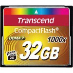 Фото -  Карта памяти Transcend CF 32GB(1000X)(TS32GCF1000)