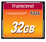 Фото - Transcend Карта памяти Transcend CF 32GB 133X(TS32GCF133)