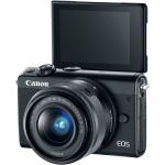 Фото Canon Фотоаппарат Canon EOS M100 kit EF-M 15-45mm IS STM Black (Официальная гарантия)