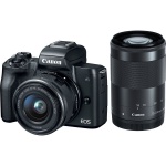 Фото - Canon Фотоаппарат Canon EOS M50 kit EF-M 15-45mm IS STM BK + 55-200mm (Официальная гарантия)