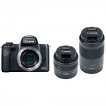 Фото Canon Фотоаппарат Canon EOS M50 kit EF-M 15-45mm IS STM BK + 55-200mm (Официальная гарантия)