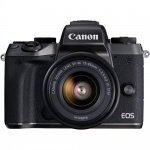 Фото Canon Фотоапарат Canon EOS M5 + 15-45 IS STM Kit Black (1279C038)