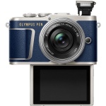 Фото Olympus Фотоаппарат Olympus E-PL9 14-42mm Pancake Zoom Kit Blue/Silver (V205092UE000)