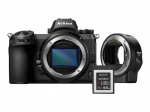 Фото - Nikon Фотоаппарат Nikon Z6 + FTZ Adapter kit + XQD G Series 64GB (VOA020K008)