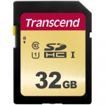 Фото - Transcend Карта пам’яті Transcend 32GB SDHC C10 UHS-I R95/W40MB/s (TS32GSDC500S)