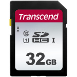 Фото - Transcend Карта памяти Transcend SD 32GB C10 UHS-I R100/W20MB/s (TS32GSDC300S)