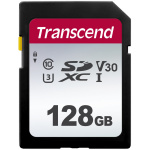 Фото - Transcend Карта пам'яті Transcend 128GB SDHC C10 UHS-I R95/W45MB/s (TS128GSDC300S)