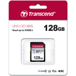 Фото Transcend Карта памяти Transcend 128GB SDHC C10 UHS-I R95/W45MB/s (TS128GSDC300S)