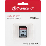 Фото Transcend Карта пам'яті Transcend SD 256GB C10 UHS-I R100/W40MB/s (TS256GSDC300S)