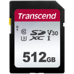 Фото - Transcend Карта пам’яті Transcend 512GB SDHC C10 UHS-I R95/W45MB/s (TS512GSDC300S)