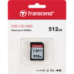 Фото Transcend Карта памяти Transcend 512GB SDHC C10 UHS-I R95/W45MB/s (TS512GSDC300S)
