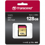 Фото Transcend Карта памяти Transcend 128GB SDHC C10 UHS-I R95/W65MB/s (TS128GSDC500S)