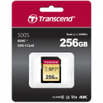 Фото Transcend Карта пам'яті Transcend 256GB SDXC C10 UHS-I R95/W60MB/s (TS256GSDC500S)