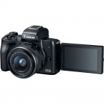 Фото Canon Фотоаппарат Canon EOS M50 + 15-45 IS STM Web Kit Black (2680C060WCK)