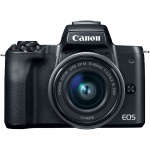 Фото Canon Фотоаппарат Canon EOS M50 + 15-45 IS STM Web Kit Black (2680C060WCK)
