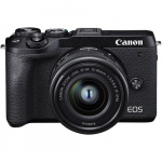 Фото Canon Фотоаппарат Canon EOS M6 Mark II + 15-45 IS STM + EVF Kit Black (3611C053) (EU) 