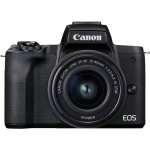 Фото Canon Фотоапарат Canon EOS M50 Mk2 + 15-45 IS STM Lifestream Kit Black (4728C059)