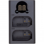 Фото - PowerPlant Зарядное устройство с дисплеем PowerPlant Panasonic DL-BLK22 для двух аккумуляторов (CH980376)