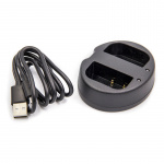 Фото PowerPlant Зарядное устройство PowerPlant Panasonic DMW-BLF19E для двух аккумуляторов (CH980246)