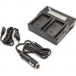 Фото PowerPlant Зарядное устройство PowerPlant Dual SONY NP-F970 для двух аккумуляторов (CH980222)