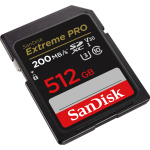 Фото SanDisk Карта пам'яті SanDisk SD 512GB C10 UHS-I U3 R200/W140MB/s Extreme Pro V30