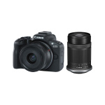 Фото - Canon Беззеркальная камера Canon EOS R50 + RF-S 18-45 IS STM + RF-S 55-210 IS STM Black (5811C034AA)