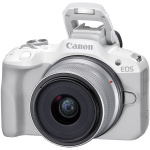 Фото Canon Бездзеркальний фотоапарат Canon EOS R50 + RF-S 18-45 IS STM White (5812C030AA) (UA)