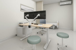 Фото Loctek Настольный крепеж для монитора Loctek DLB851D2 White
