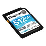 Фото Kingston  Карта памяти Kingston SD 512GB C10 UHS-I U3 R170/W90MB/s