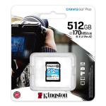 Фото Kingston  Карта памяти Kingston SD 512GB C10 UHS-I U3 R170/W90MB/s