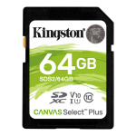 Фото - Kingston  Карта памяти Kingston SD 64GB C10 UHS-I R100MB/s
