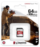 Фото Kingston  Карта памяти Kingston SD 64GB C10 UHS-II U3 ​​R300/W260MB/s