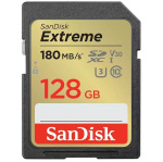 Фото - SanDisk Карта пам'яті SanDisk SD 128GB C10 UHS-I U3 R180/W90MB/s Extreme V30