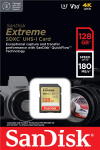 Фото SanDisk Карта пам'яті SanDisk SD 128GB C10 UHS-I U3 R180/W90MB/s Extreme V30
