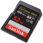 Фото - SanDisk Карта памяти SanDisk SD 32GB C10 UHS-I U3 R100/W90MB/s Extreme Pro V30