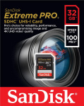 Фото SanDisk Карта пам'яті SanDisk SD   32GB C10 UHS-I U3 R100/W90MB/s Extreme Pro V30