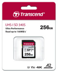 Фото Transcend Карта пам'яті Transcend SD 256GB C10 UHS-I U3 A2 R160/W90MB/s 4K (TS256GSDC340S)