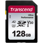 Фото - Transcend Карта пам'яті Transcend SD 128GB C10 UHS-I U3 A2 R160/W90MB/s 4K (TS128GSDC340S)
