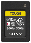 Фото - Sony Карта пам'яті Sony CFexpress Type A 640GB R800/W700 Tough (CEAG640T.SYM)