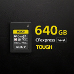 Фото Sony Карта памяти Sony CFexpress Type A 640GB R800/W700 Tough (CEAG640T.SYM)