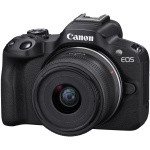 Canon Фотокамера Canon EOS R50 18-45 Content Creator Kit (камера+объектив+микрофон+штатив+карта памяти) Фото Canon Фотокамера Canon EOS R50 18-45 Content Creator Kit (камера+объектив+микрофон+штатив+карта памяти)