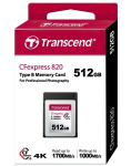 Фото Transcend Карта памяти Transcend CFexpress 512GB Type B R1700/W1100MB/s