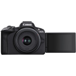 Canon Фотокамера Canon EOS R50 + RF-S 18-45 IS STM Black  Фото Canon Фотокамера Canon EOS R50 + RF-S 18-45 IS STM Black