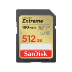 Фото - SanDisk Карта памяти SanDisk SD 512GB C10 UHS-I U3 R180/W130MB/s Extreme V30