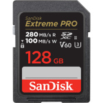 Фото - SanDisk Карта памяти SanDisk SD 128GB C10 UHS-II U3 R280/W100MB/s Extreme Pro V60 (SDSDXEP-128G-GN4IN)