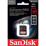 Фото SanDisk Карта памяти SanDisk SD 128GB C10 UHS-II U3 R280/W100MB/s Extreme Pro V60 (SDSDXEP-128G-GN4IN)