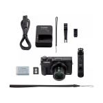 Фото Canon Фотокамера Canon Powershot G7 X Mark III Black VLogger Kit (3637C029)