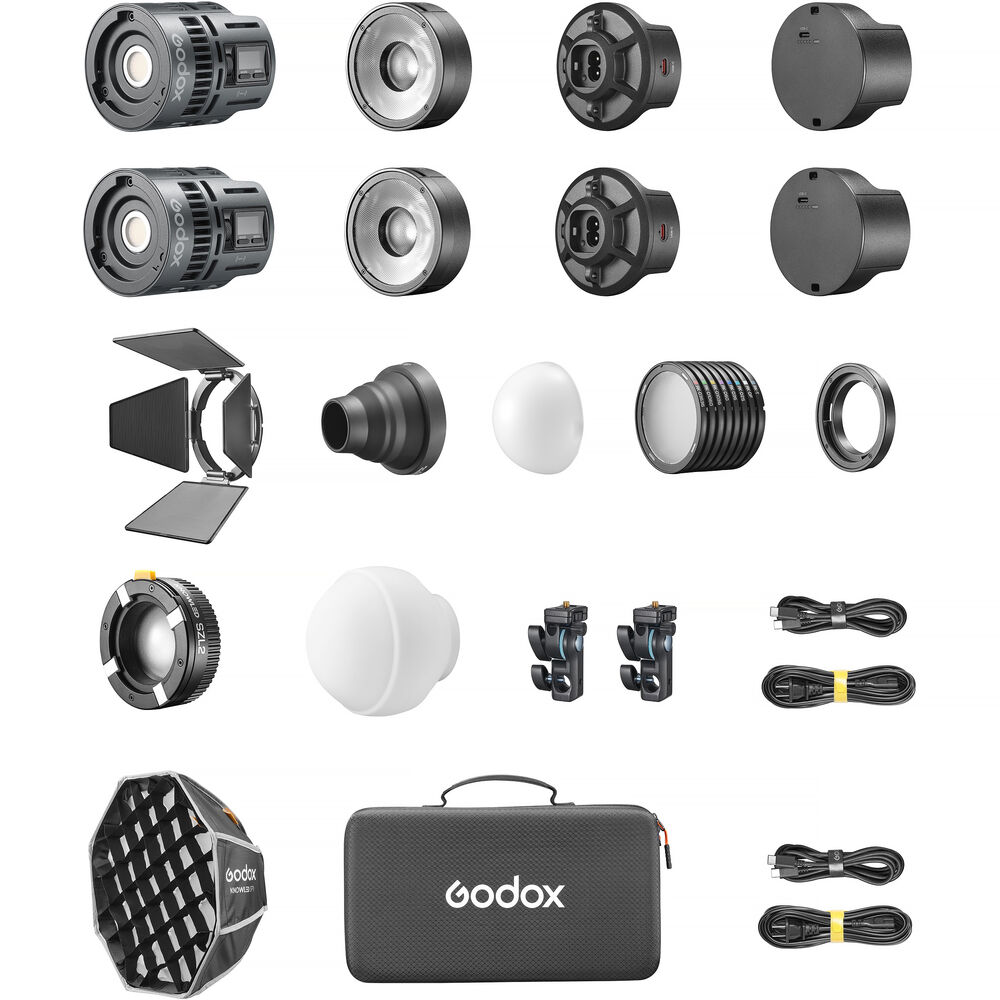 Купить - GODOX Свет Godox Litemons RS60Bi Bi-Color LED Monolight (2-Light Kit) (RS60BI 2K)
