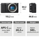 Sony Фотокамера Sony ZV-E10 body Black Фото Sony Фотокамера Sony ZV-E10 body Black