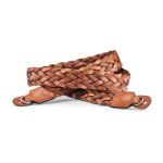 Фото - Leica Ремешок для переноски Leica с плоским плетеным вискозным и кожаным покрытием (Cognac) (14698)